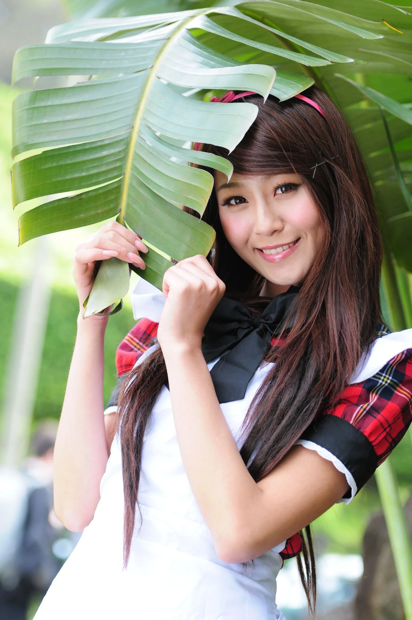 [Buổi chụp ảnh ngoài trời của Beautyleg] Winnie Xiaoxue - Bộ ảnh ngoài trời ngọt ngào và dễ thương trong trang phục hầu gái. - 51