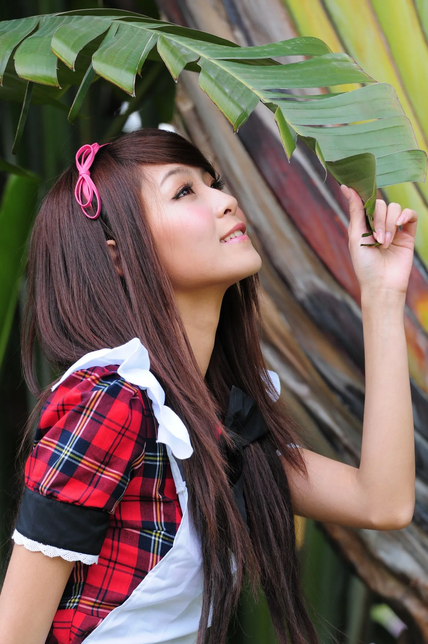 [Buổi chụp ảnh ngoài trời của Beautyleg] Winnie Xiaoxue - Bộ ảnh ngoài trời ngọt ngào và dễ thương trong trang phục hầu gái. - 38