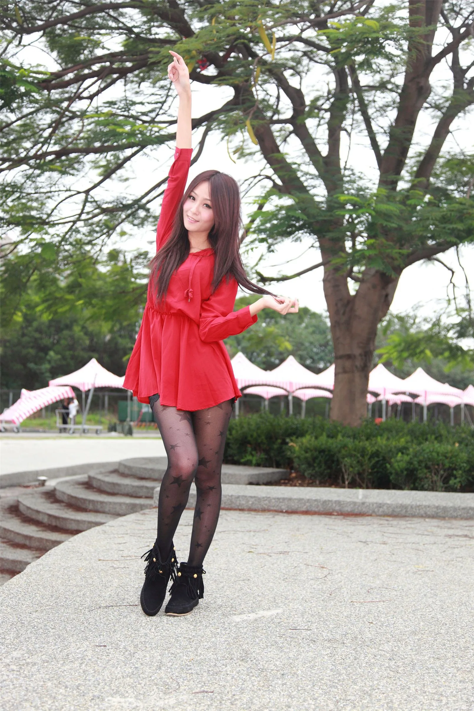 [Buổi chụp ảnh ngoài trời của Beautyleg] Winnie Xiaoxue - Bộ ảnh đường phố tại Sân vận động huyện Tân Trúc. - 18