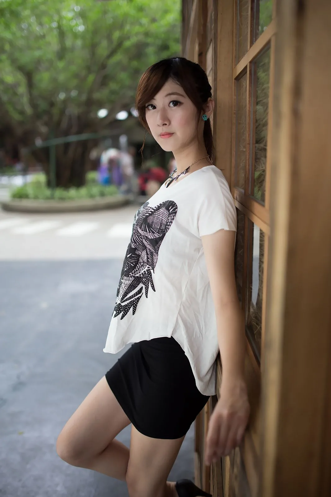 [Tập đặc biệt của Beautyleg] Nữ hoàng Queena - Buổi chụp ảnh tại công viên - 34