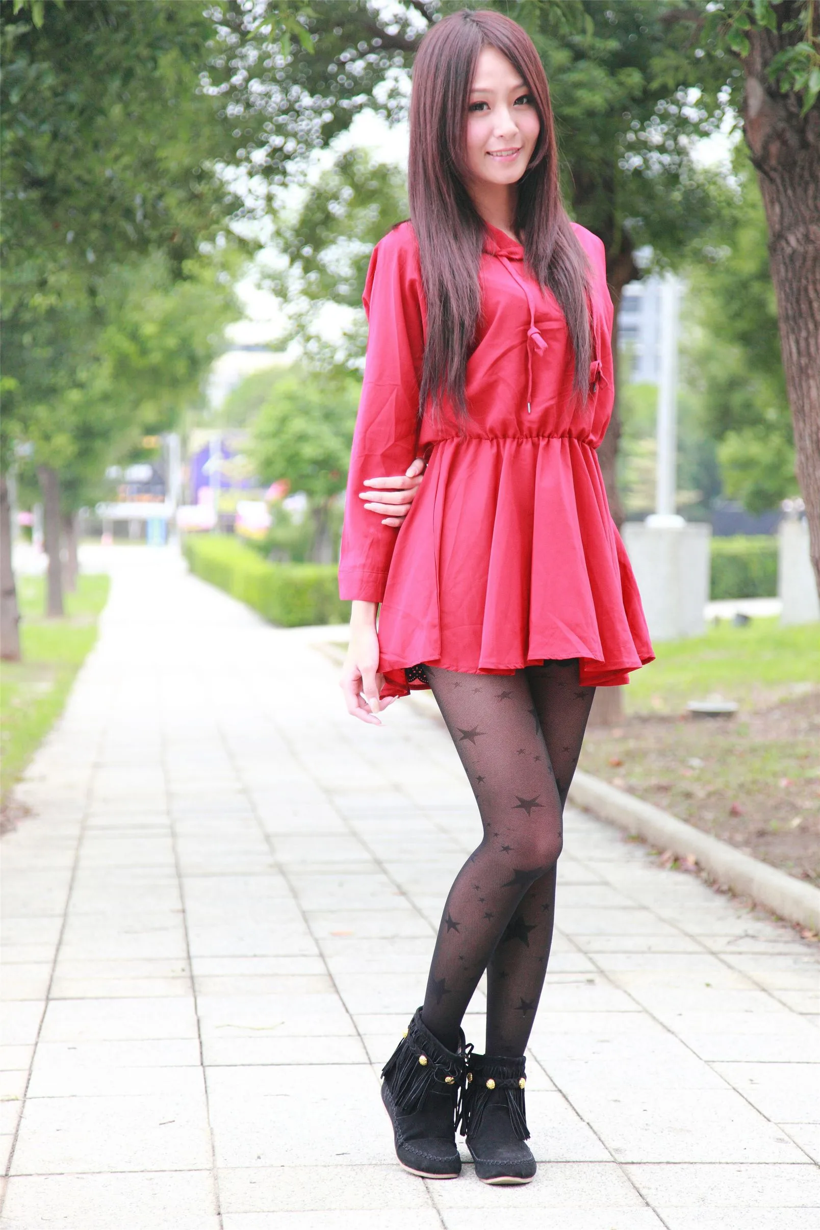 [Buổi chụp ảnh ngoài trời của Beautyleg] Winnie Xiaoxue - Bộ ảnh đường phố tại Sân vận động huyện Tân Trúc. - 2