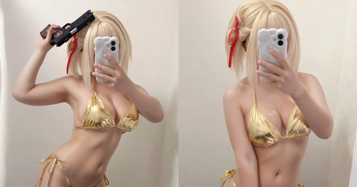Hatsune Hitori – Bikini vàng Chisato - 7