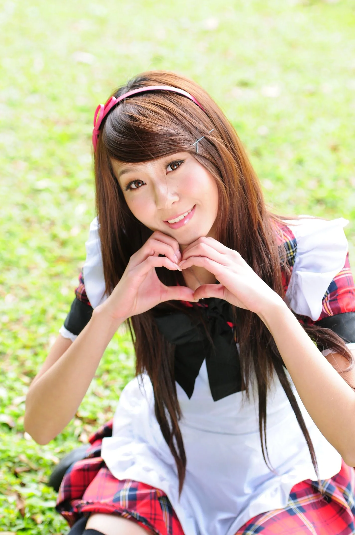 [Buổi chụp ảnh ngoài trời của Beautyleg] Winnie Xiaoxue - Bộ ảnh ngoài trời ngọt ngào và dễ thương trong trang phục hầu gái. - 62