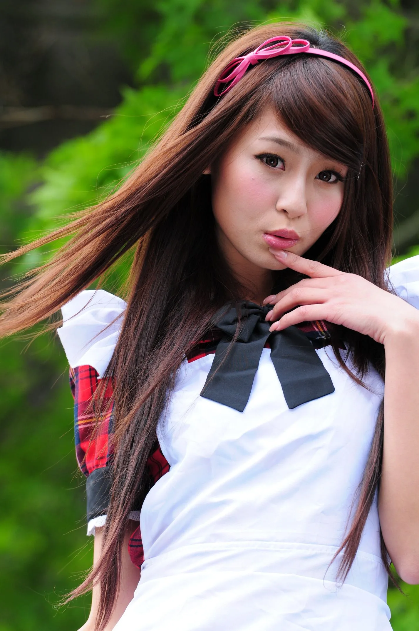 [Buổi chụp ảnh ngoài trời của Beautyleg] Winnie Xiaoxue - Bộ ảnh ngoài trời ngọt ngào và dễ thương trong trang phục hầu gái. - 25