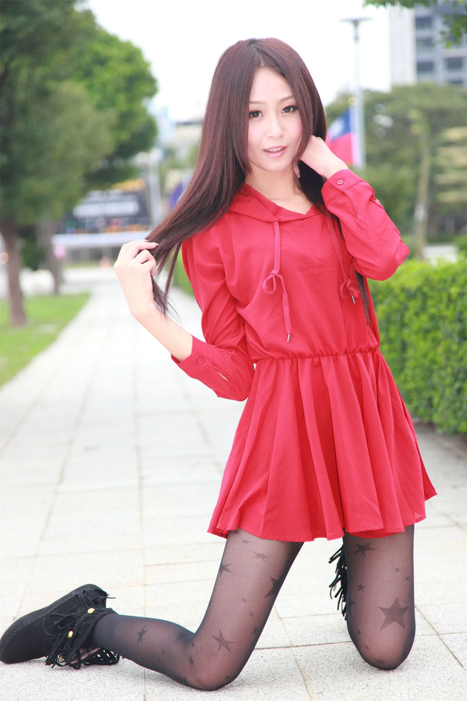 [Buổi chụp ảnh ngoài trời của Beautyleg] Winnie Xiaoxue - Bộ ảnh đường phố tại Sân vận động huyện Tân Trúc. - 39