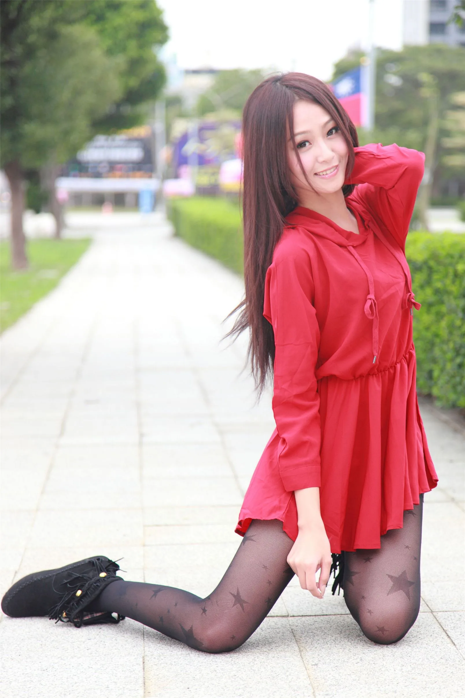 [Buổi chụp ảnh ngoài trời của Beautyleg] Winnie Xiaoxue - Bộ ảnh đường phố tại Sân vận động huyện Tân Trúc. - 40