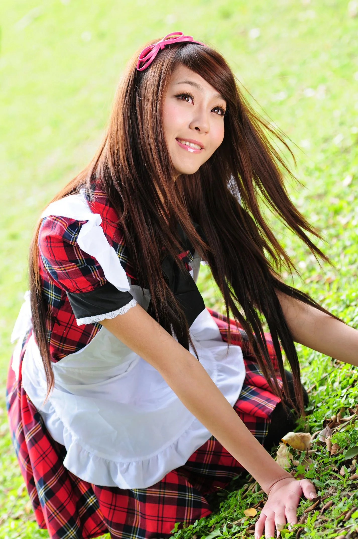 [Buổi chụp ảnh ngoài trời của Beautyleg] Winnie Xiaoxue - Bộ ảnh ngoài trời ngọt ngào và dễ thương trong trang phục hầu gái. - 64