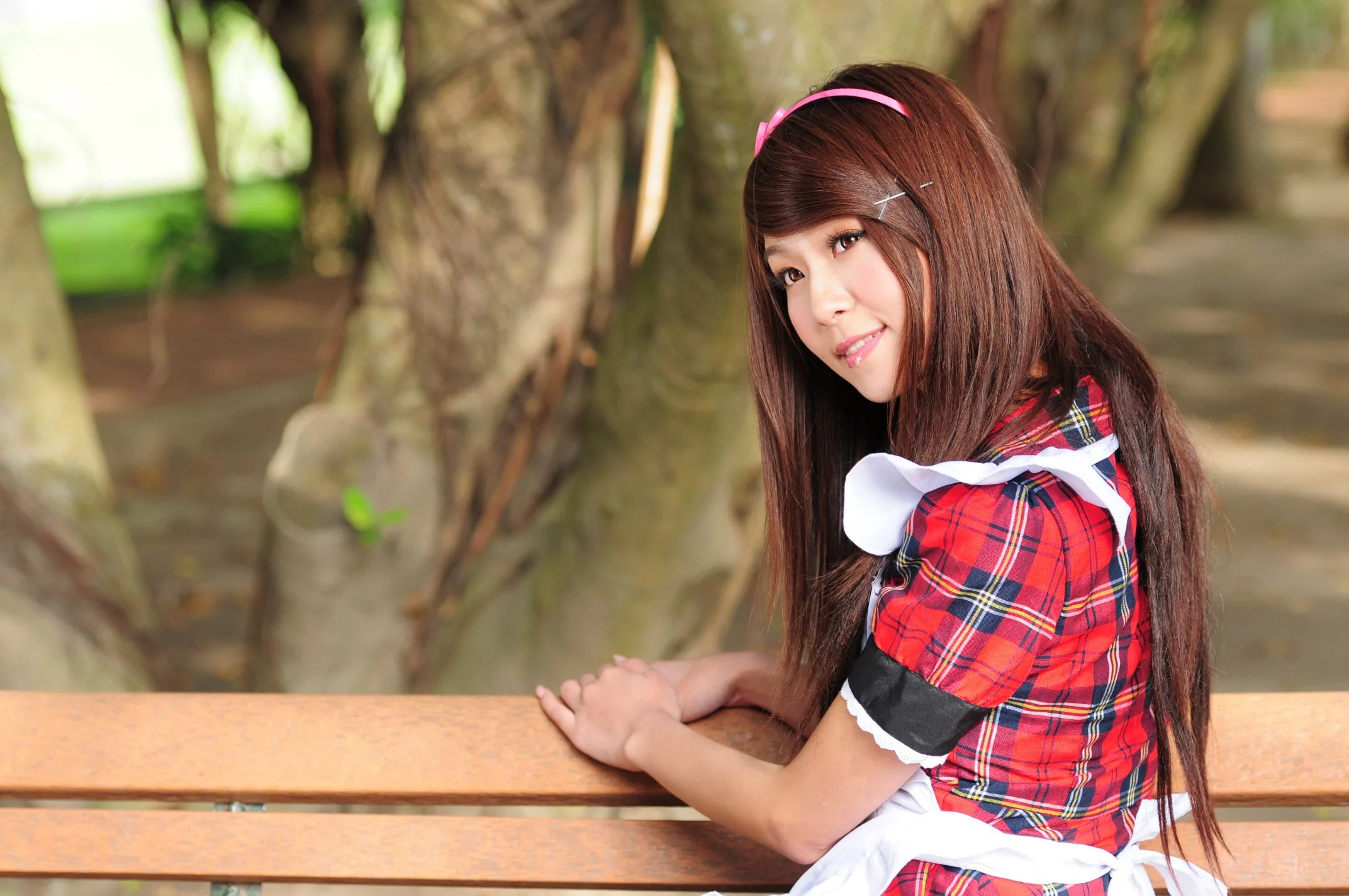 [Buổi chụp ảnh ngoài trời của Beautyleg] Winnie Xiaoxue - Bộ ảnh ngoài trời ngọt ngào và dễ thương trong trang phục hầu gái. - 83